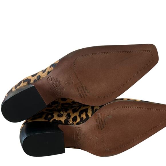 SARTO by Franco Sarto Vianca Leopard Genuine Calf Hair Bootie – Sz 9 - Picture 8 of 8